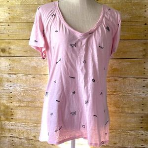 NWOT. VS PINK V-Neck Shirt.